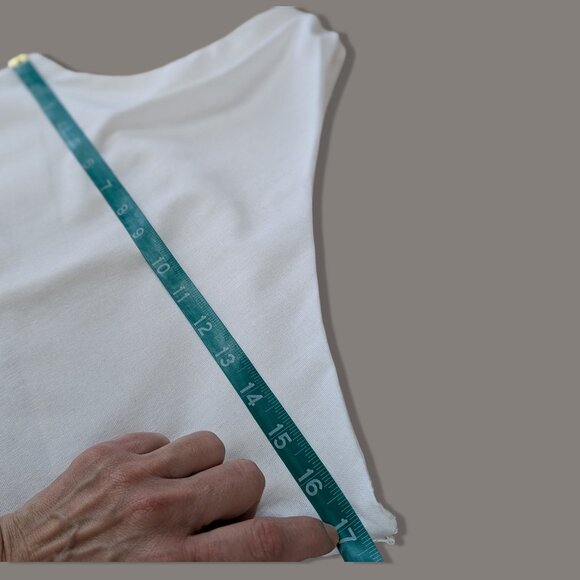 White Linen One Shoulder Mini Dress - Small - Picture 8 of 10